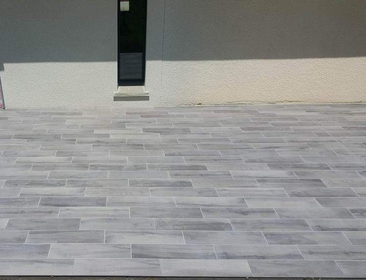 Pose revêtement de sol extérieur près de Dax