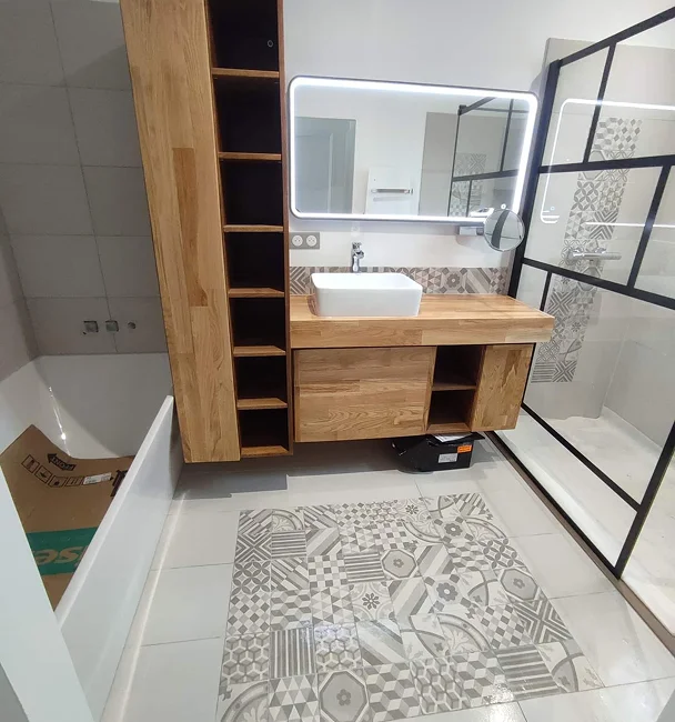 Pose de carrelage intérieur près de Dax