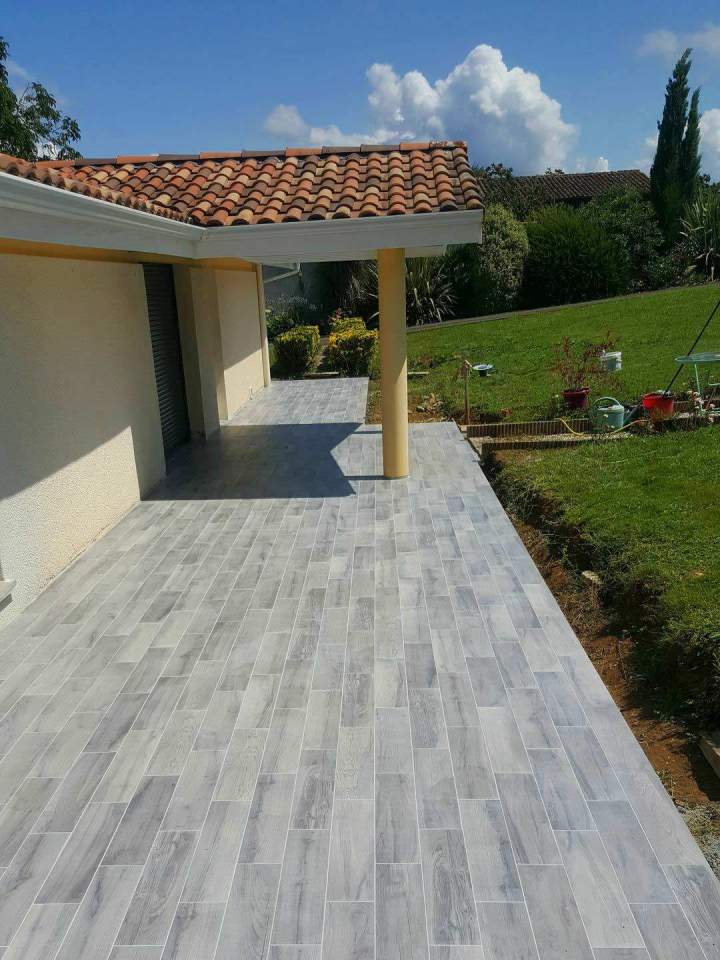 Pose revêtement de sol de terrasse près de Dax