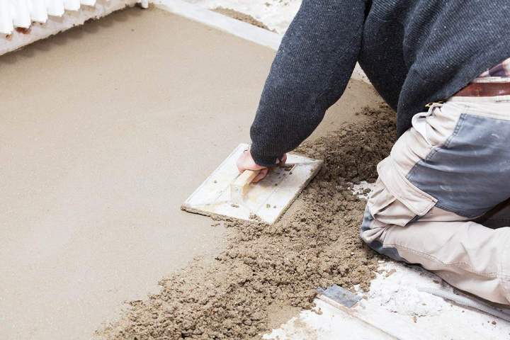 Pose de chape ciment et traditionnelle, applicateur certifié